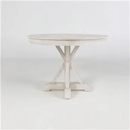 Sunbleached Ivory 42" Round Dining Table